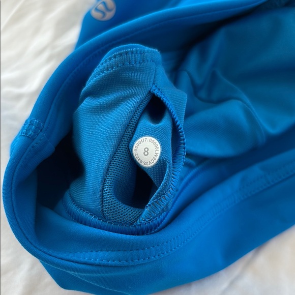 📦 MOVING SALE! Lululemon Wunder Train Longline Bra - Size 8 - Poolside Blue - Picture 7 of 7